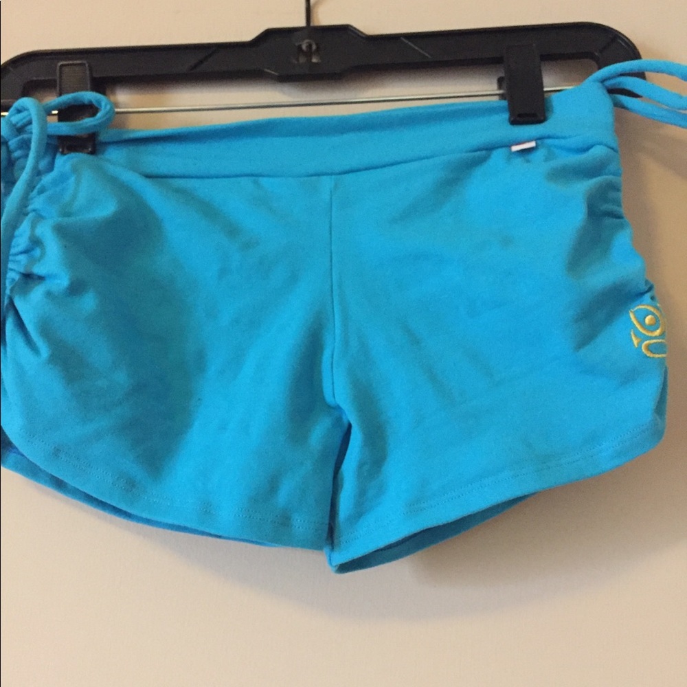Blue booty shorts from shakti